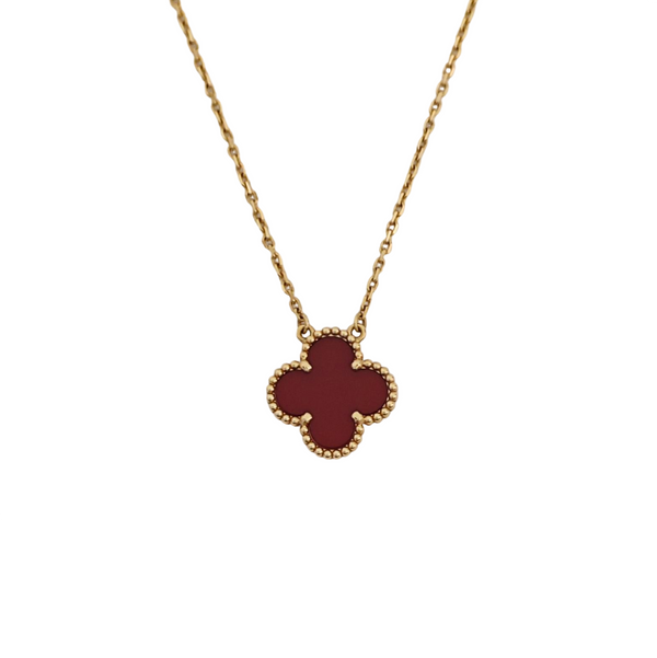 Vintage Alhambra 18k Gold Necklace