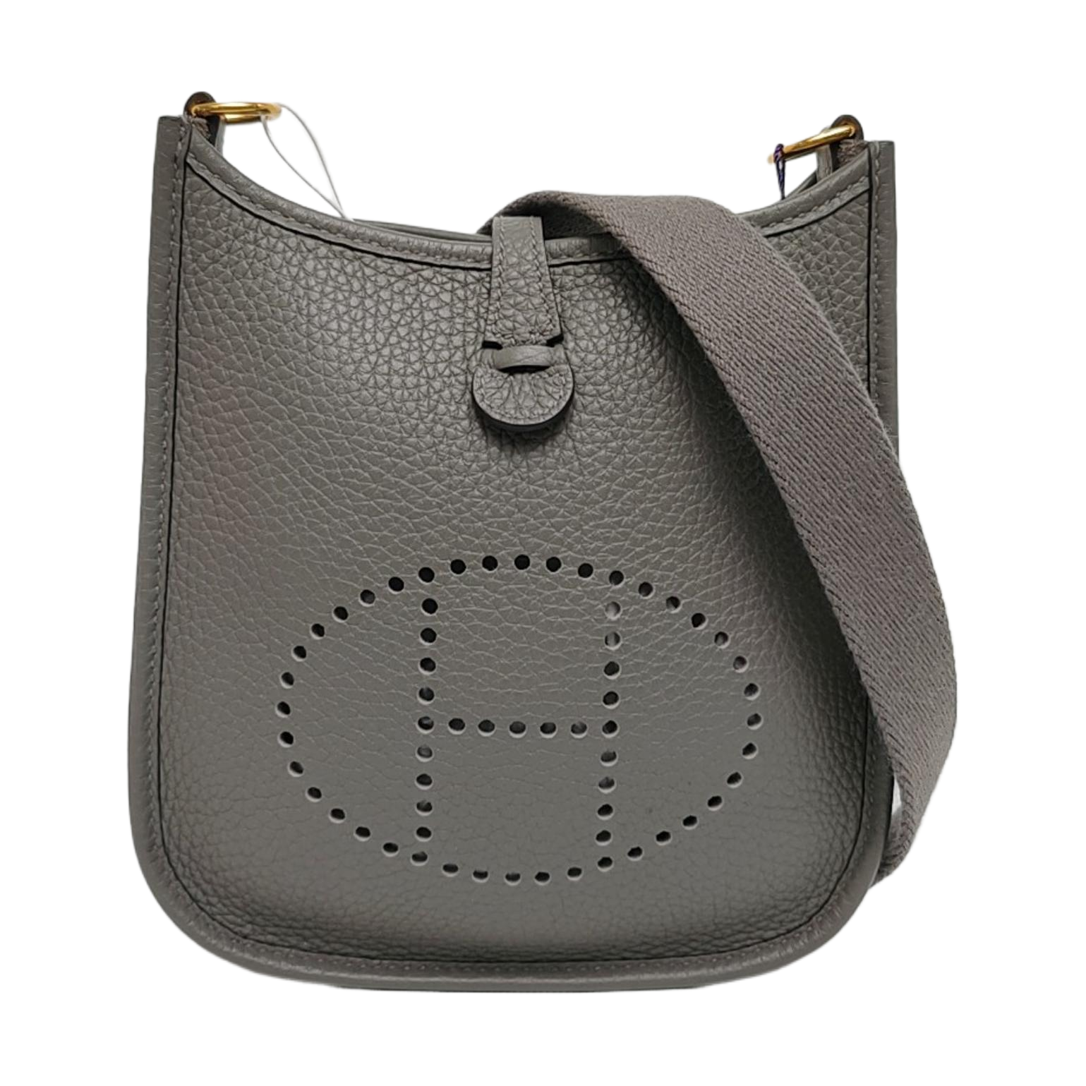 Authenticated pre-owned  Evelyne TGM Clemence Grey - Shoulder Bag at Looply