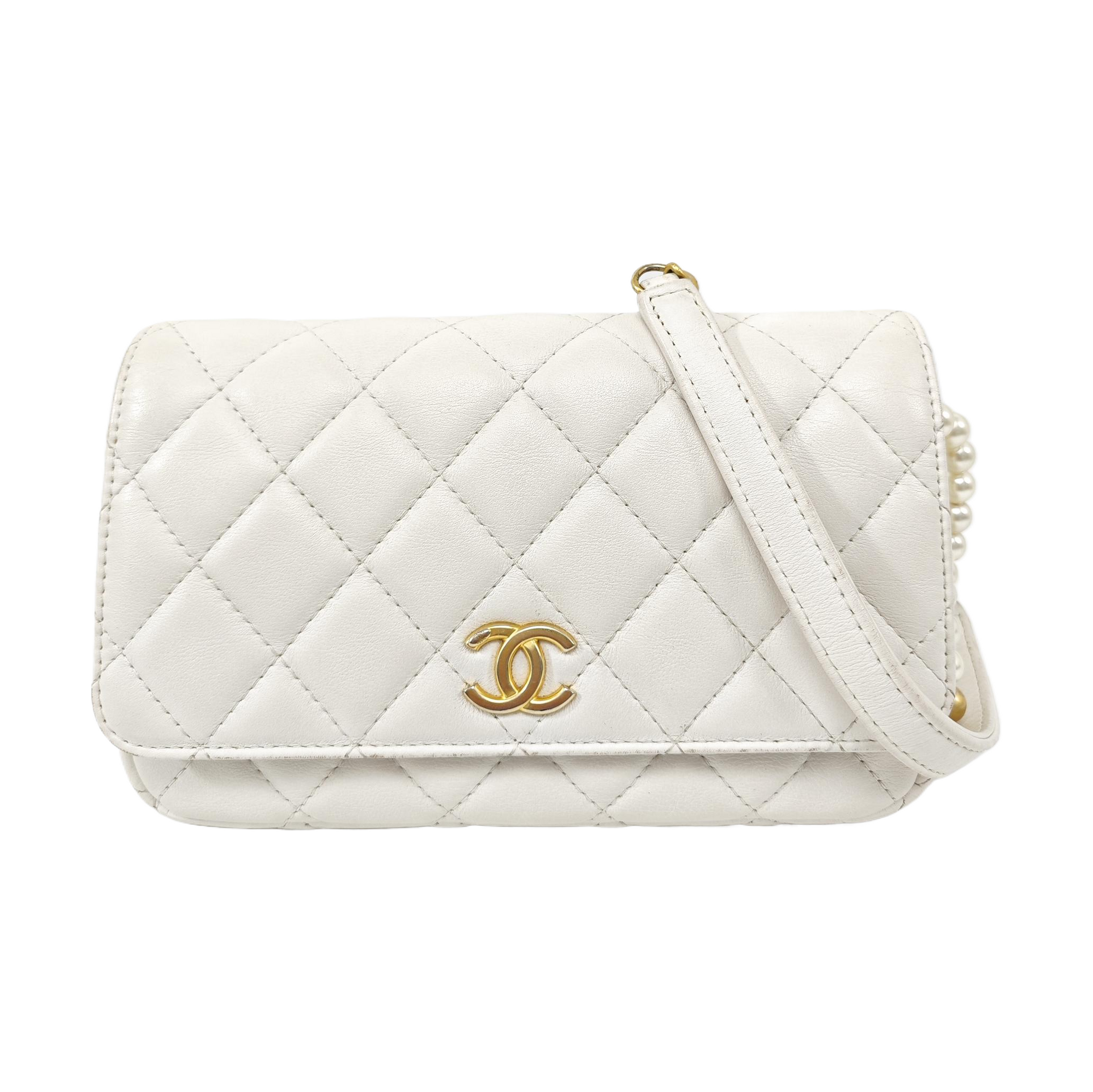 WOC Quilted Calfskin White