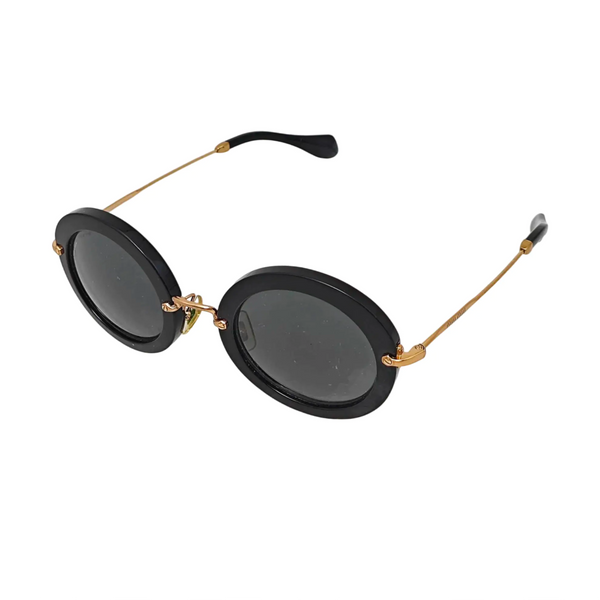 Synthetic Sunglasses Black
