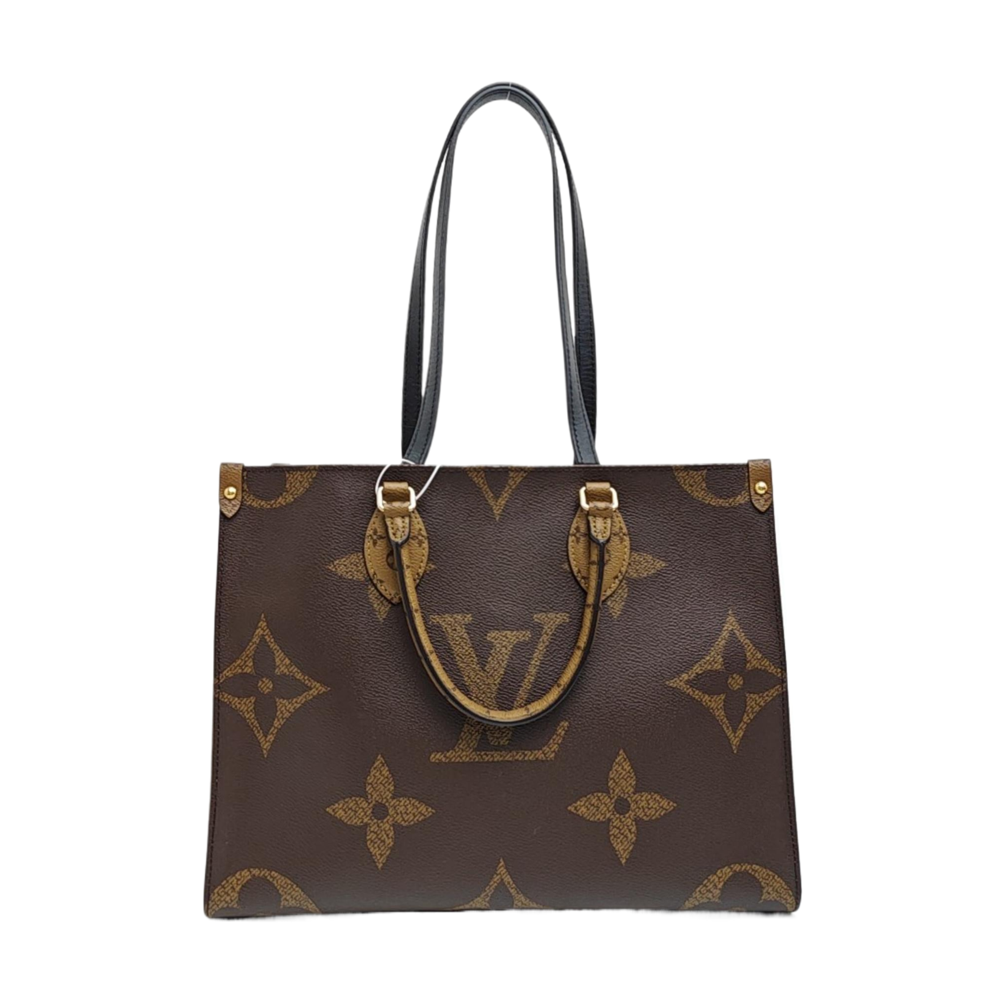 ONTHEGO MM Monogram Coated Canvas Brown