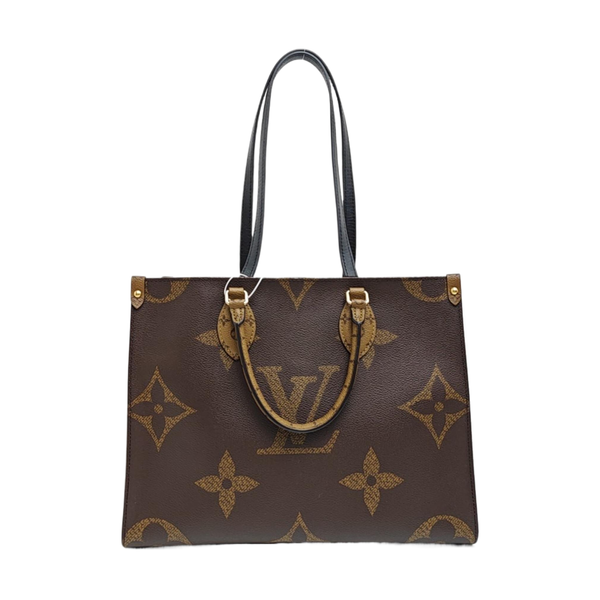 ONTHEGO MM Monogram Coated Canvas Brown