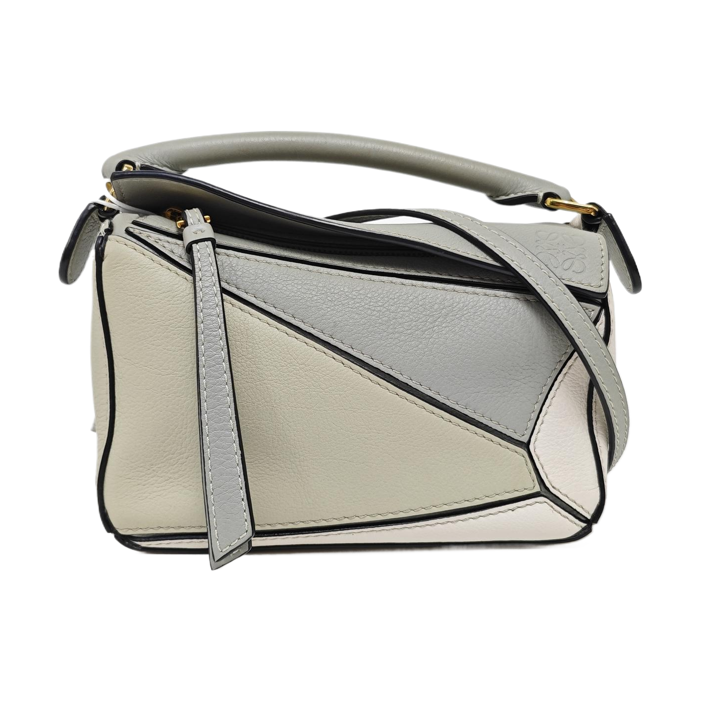 Puzzle Mini Calfskin Multicolor