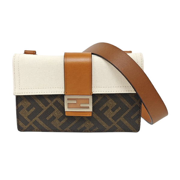 Baguette Mini Canvas Brown