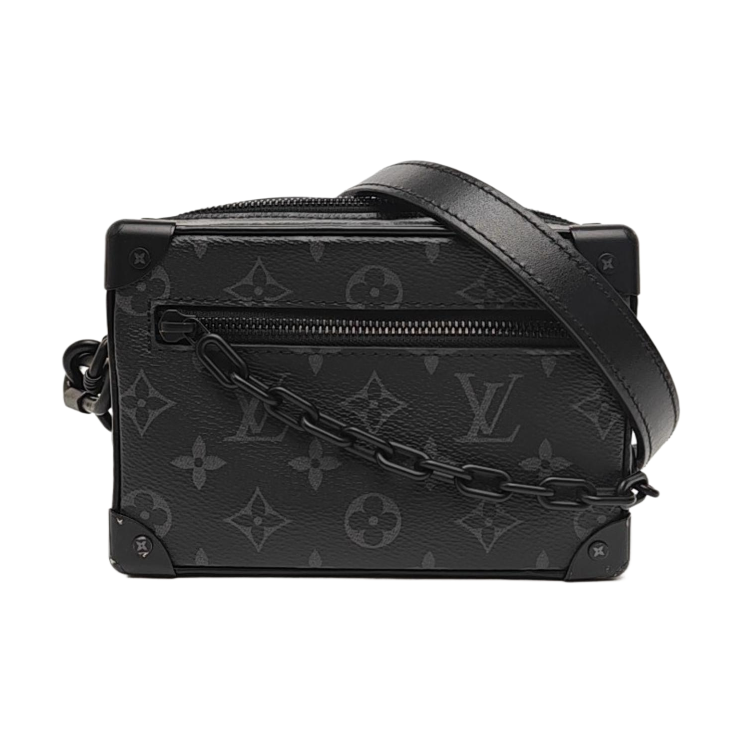 SOFT TRUNK Mini Monogram Coated Canvas Black