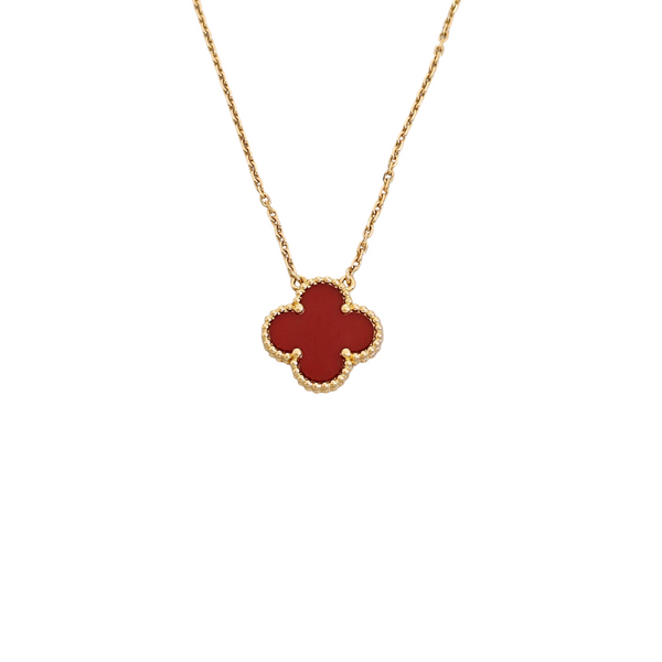 Vintage Alhambra 18k Gold Necklace