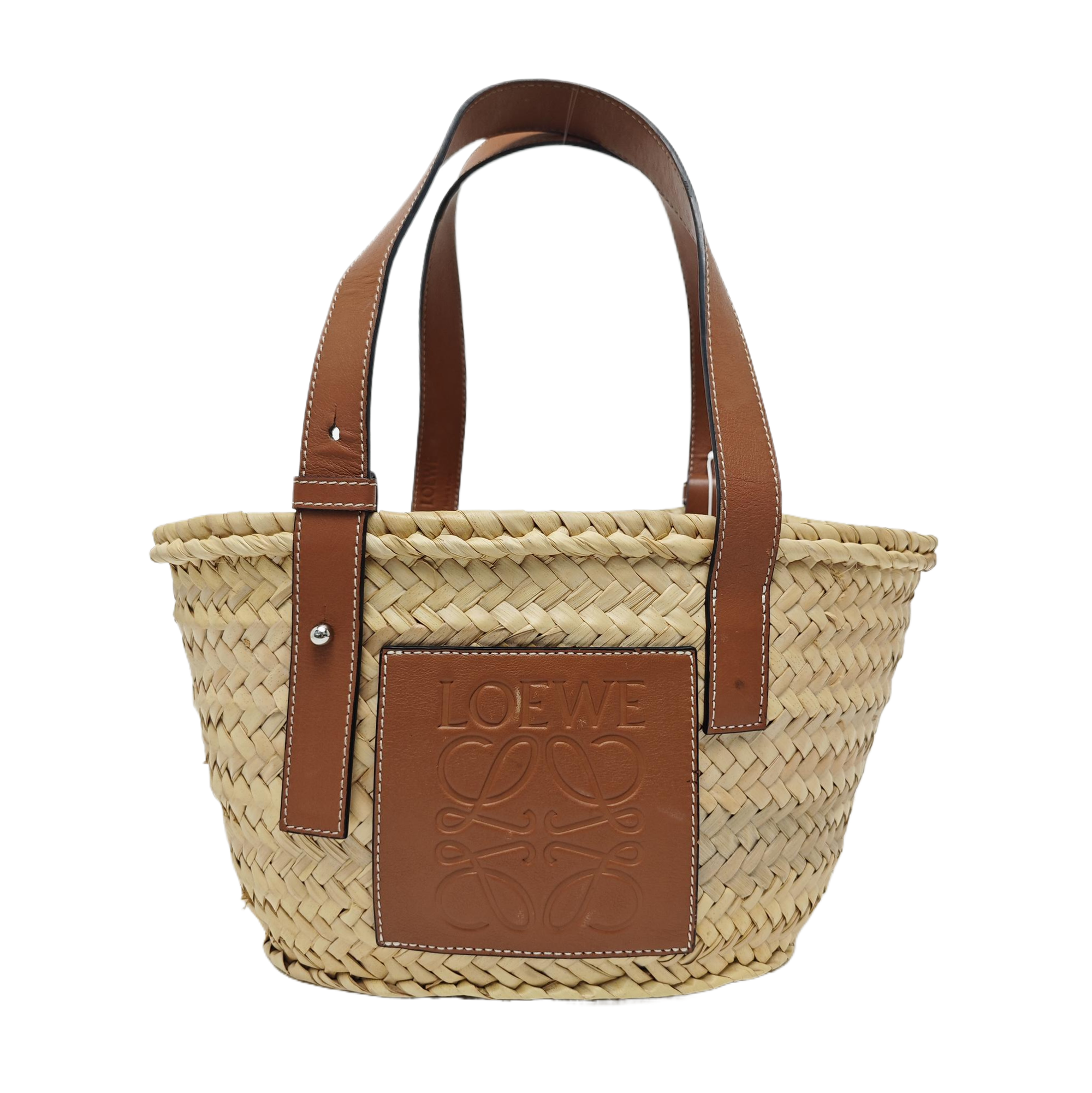 Basket Small Straw Beige