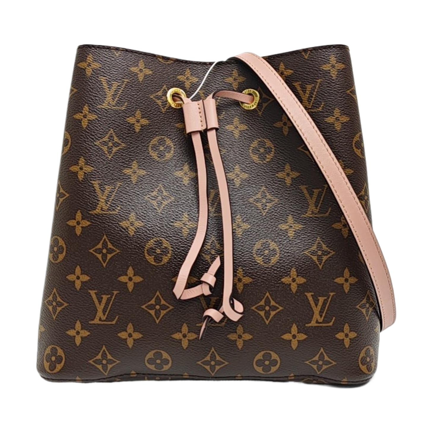 NÉONOÉ MM Monogram Coated Canvas Brown