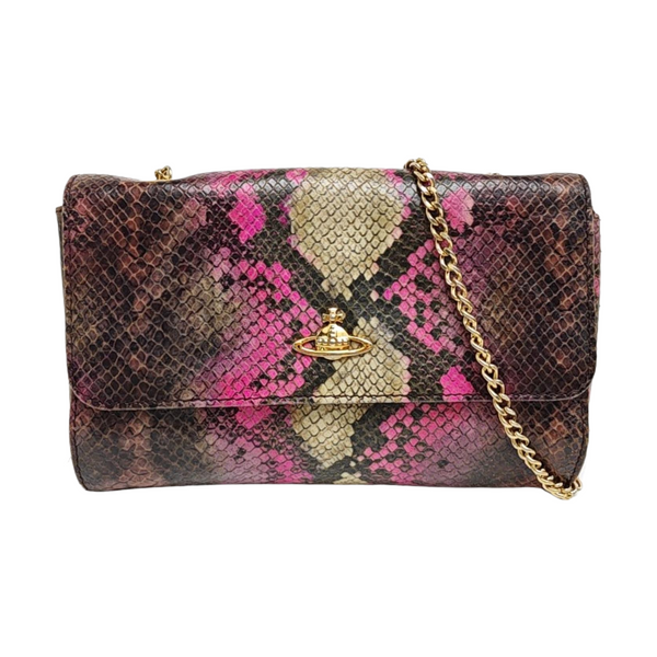 Leather Crossbody Bag Multicolor