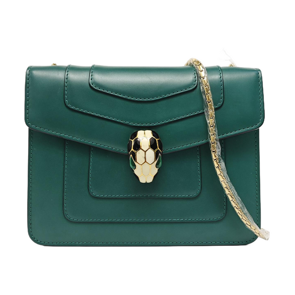 SERPENTI FOREVER Small Calfskin Green