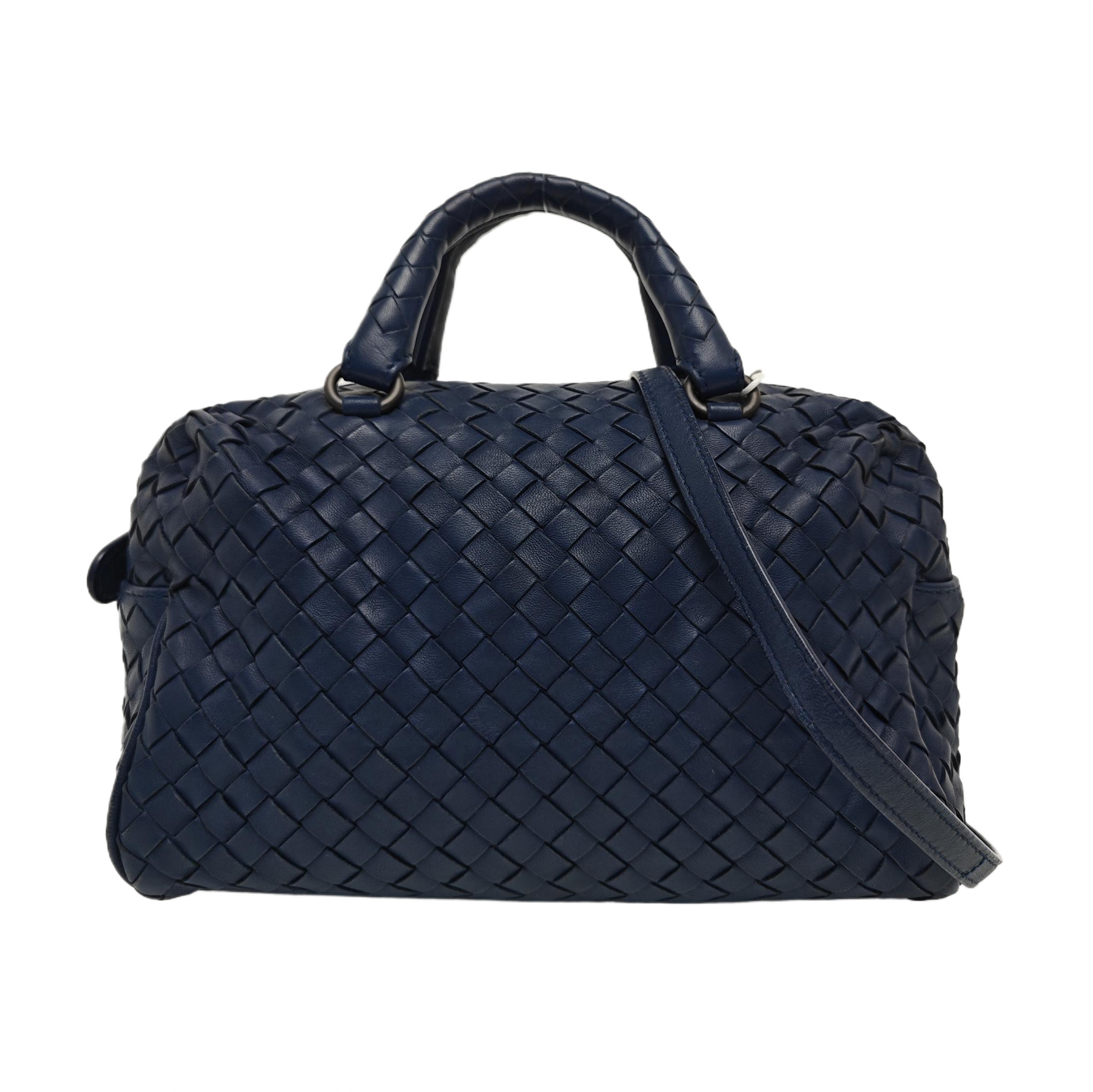 Lambskin Shoulder Bag Blue