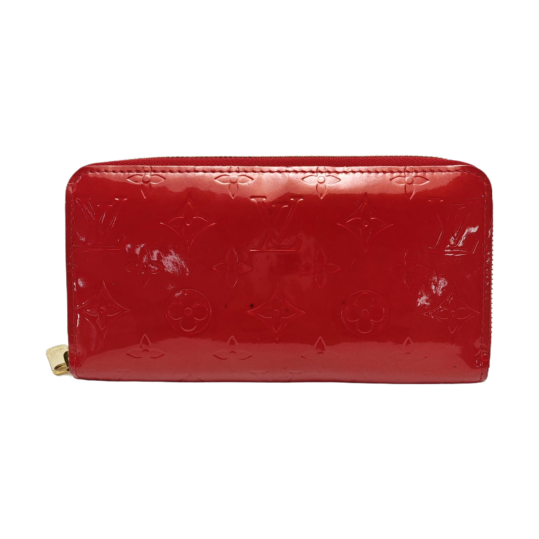 ZIPPY Patent Leather Red Wallet
