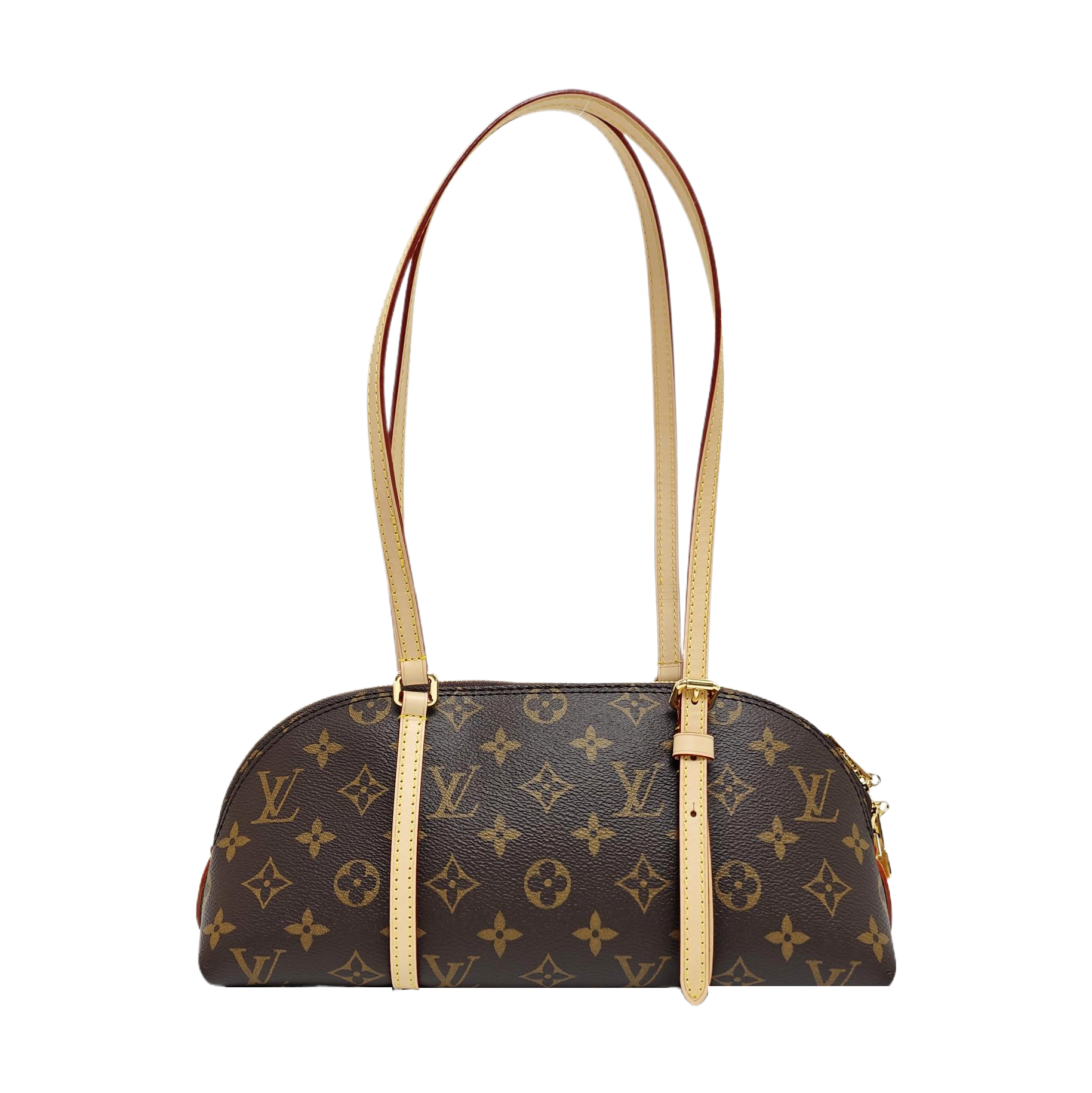 SQUIRE EAST WEST Monogram Coated Canvas Brown