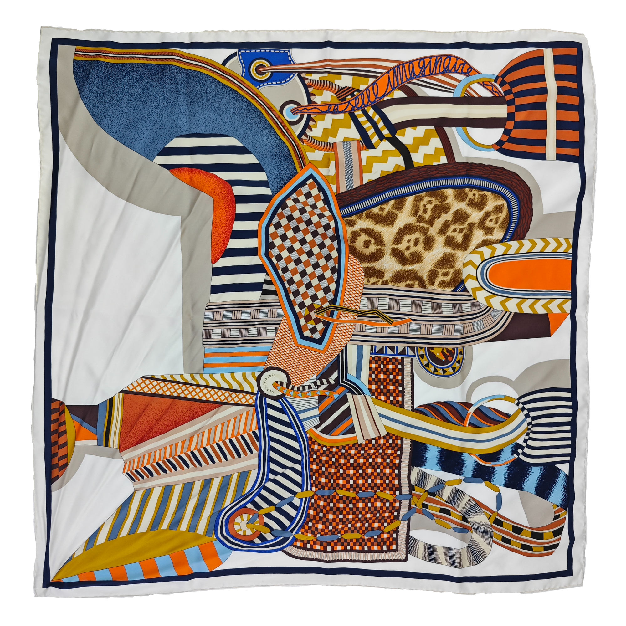 Mulberry Silk Silk Scarf Multicolor