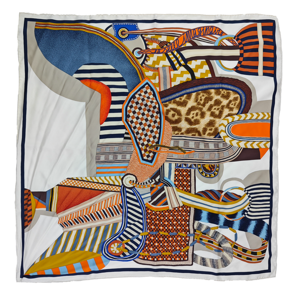 Mulberry Silk Silk Scarf Multicolor