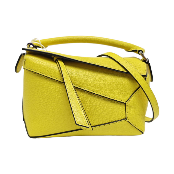Puzzle Mini Lambskin Yellow