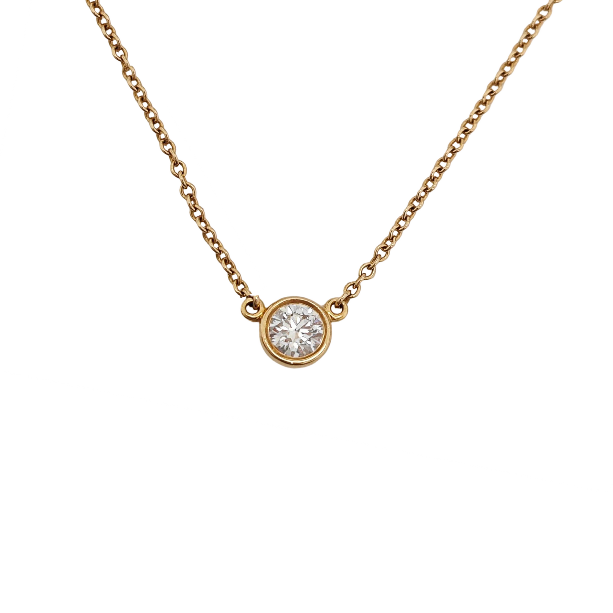 Elsa Peretti 18k Rose Gold Necklace