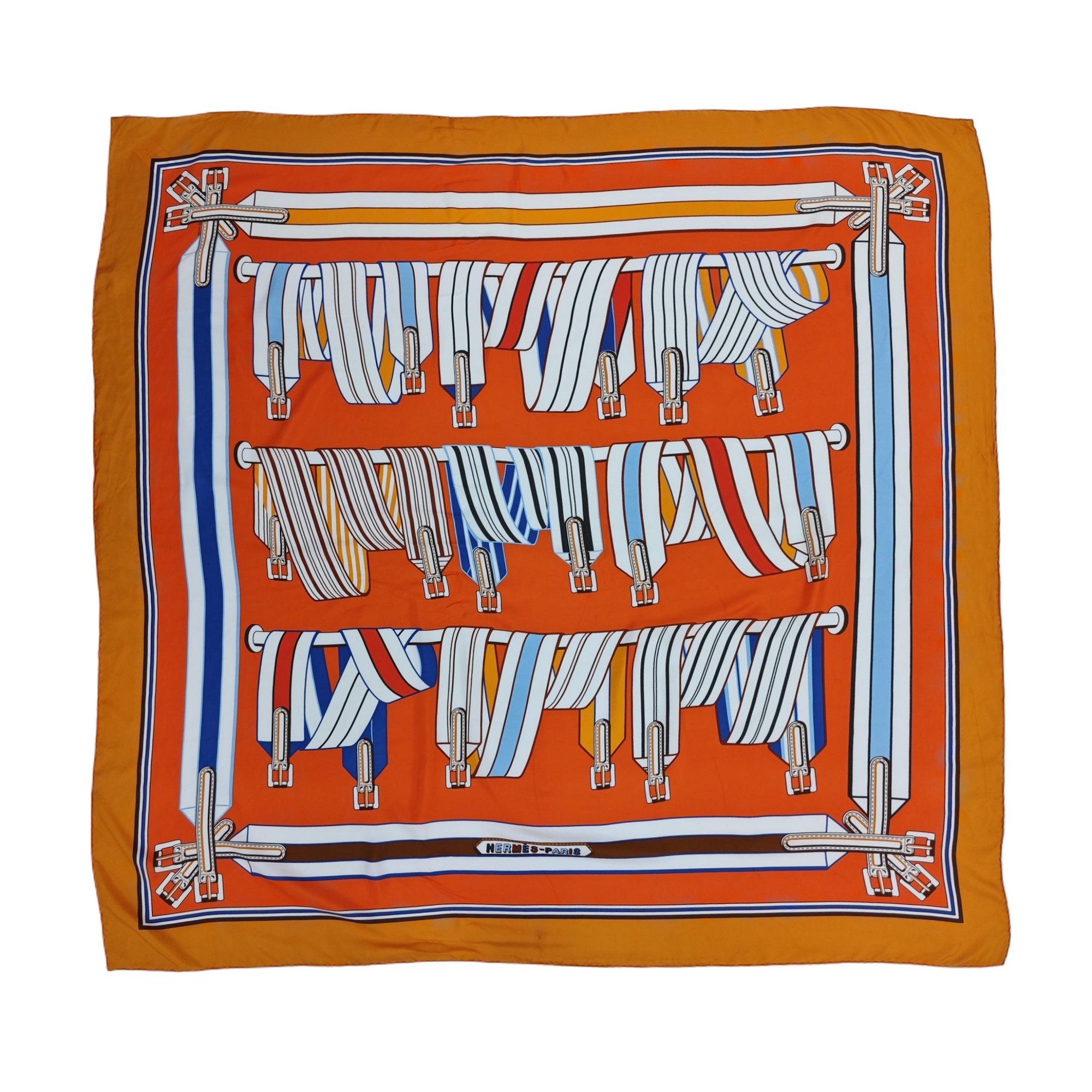 Mulberry Silk Silk Scarf Orange