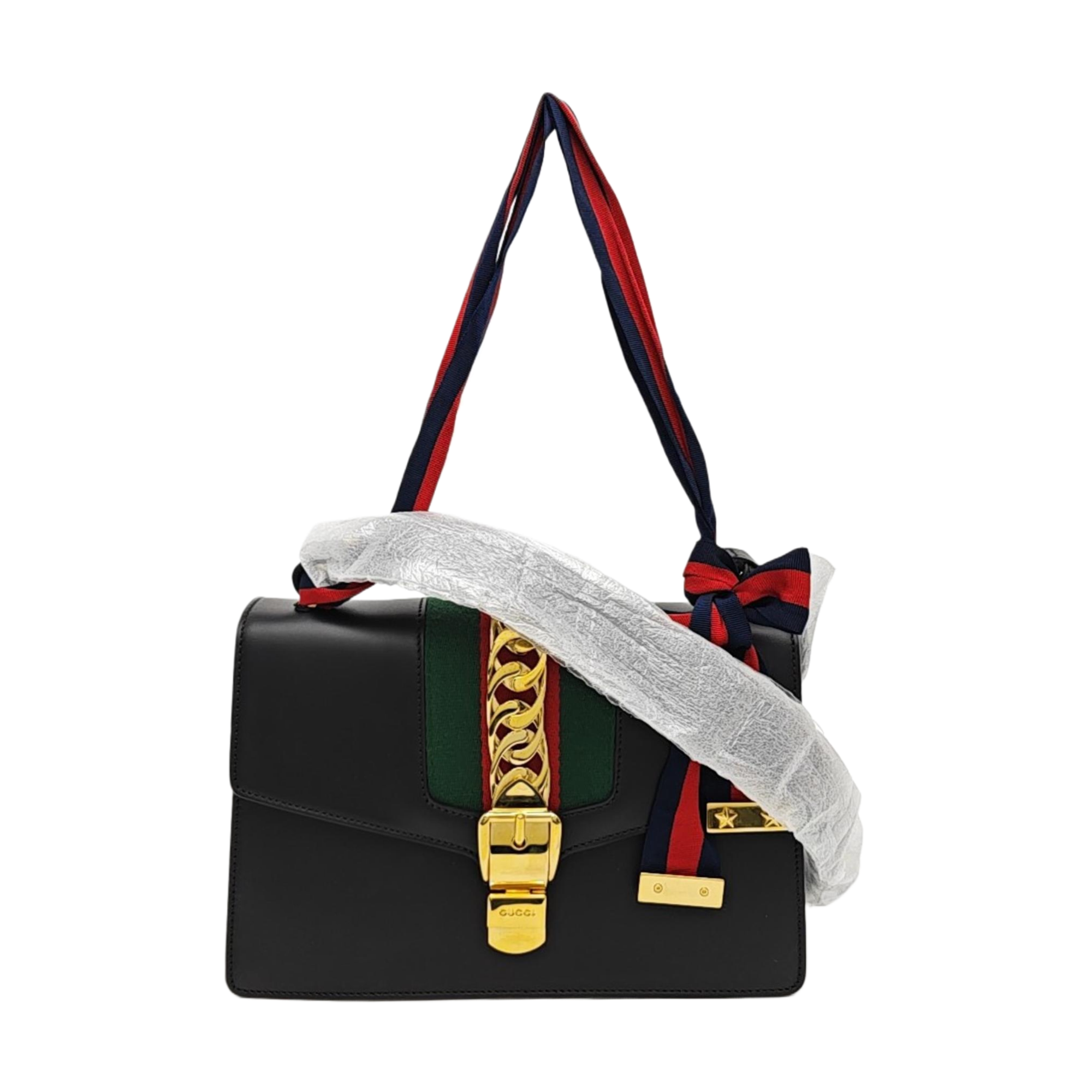 Sylvie Small Calfskin Black