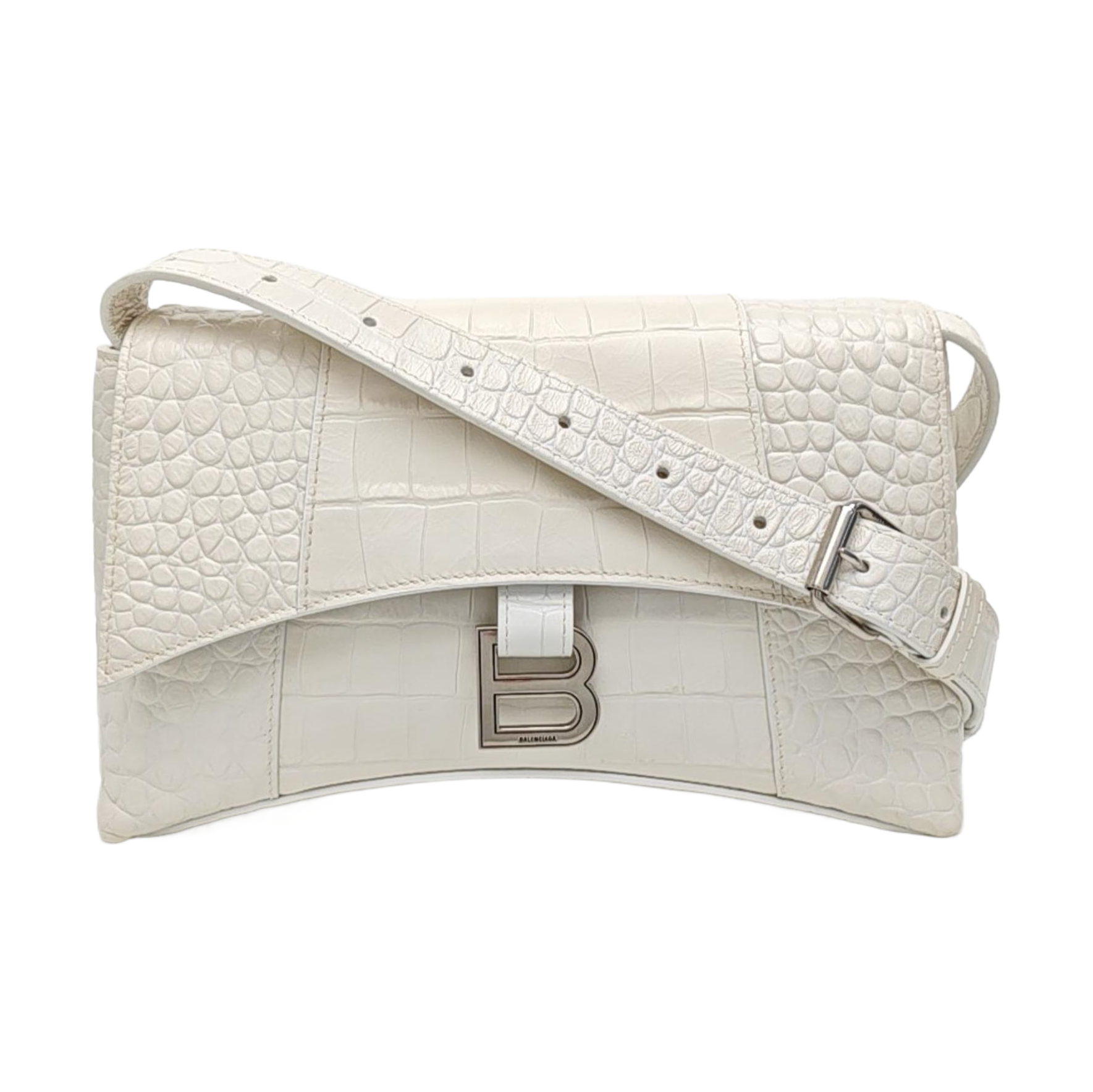 Downtown Mini Calfskin White