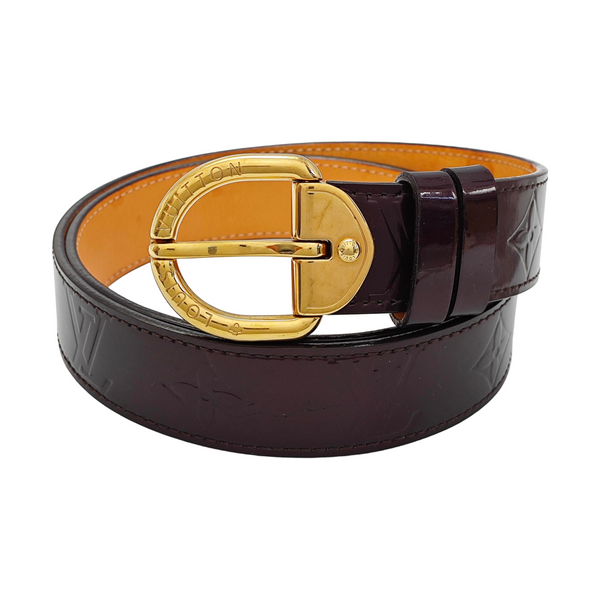 Leather Belt Red
