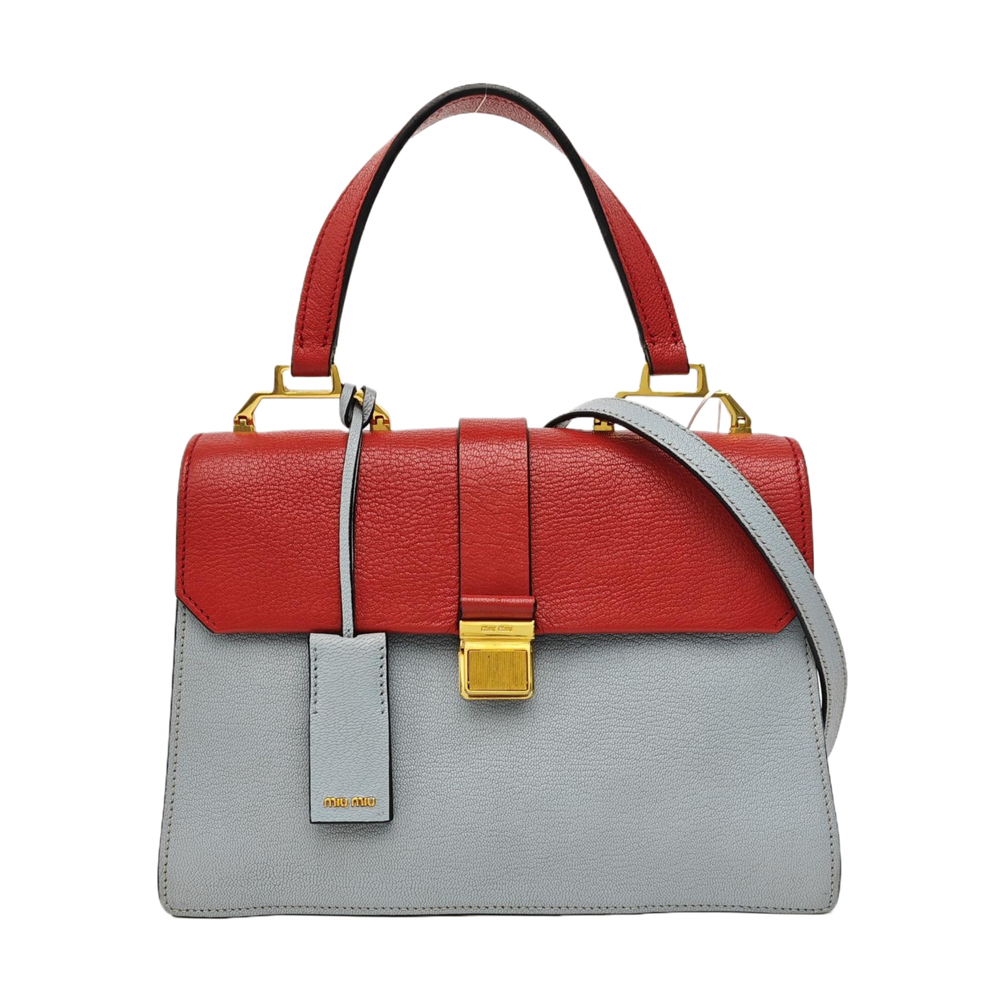 Calfskin Shoulder Bag Multicolor