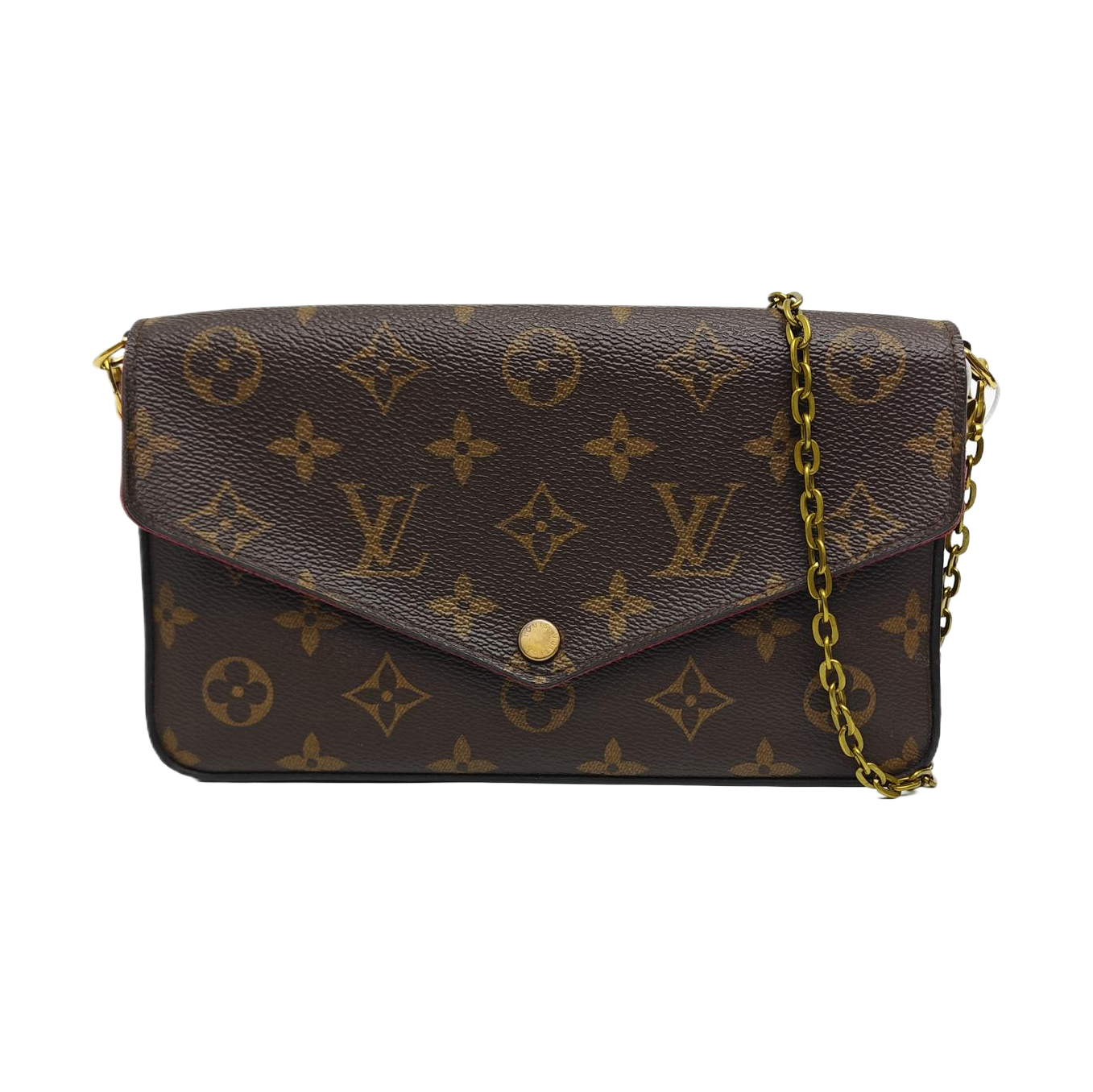 FÉLICIE Monogram Coated Canvas Brown