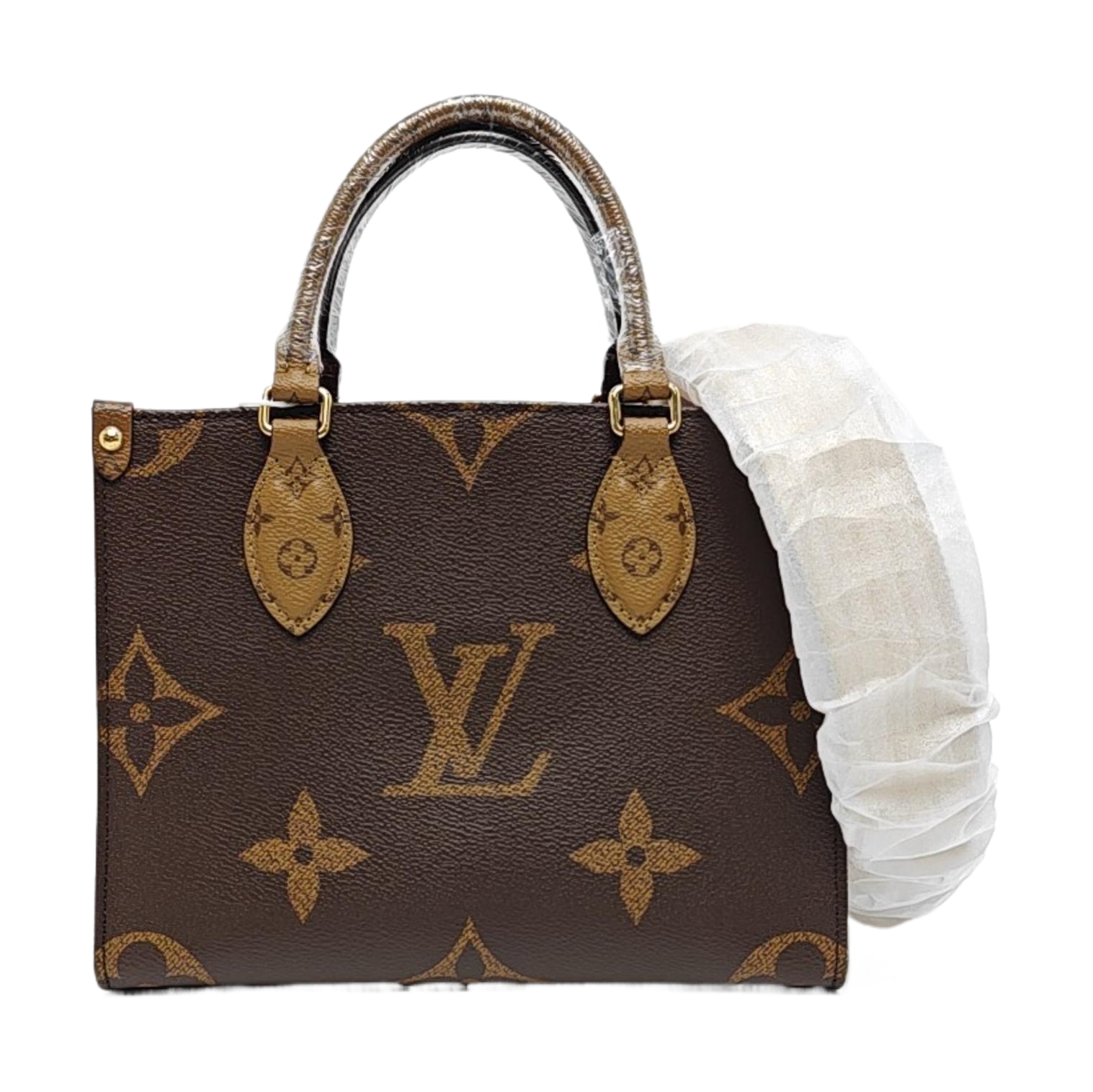 ONTHEGO PM Monogram Coated Canvas Brown