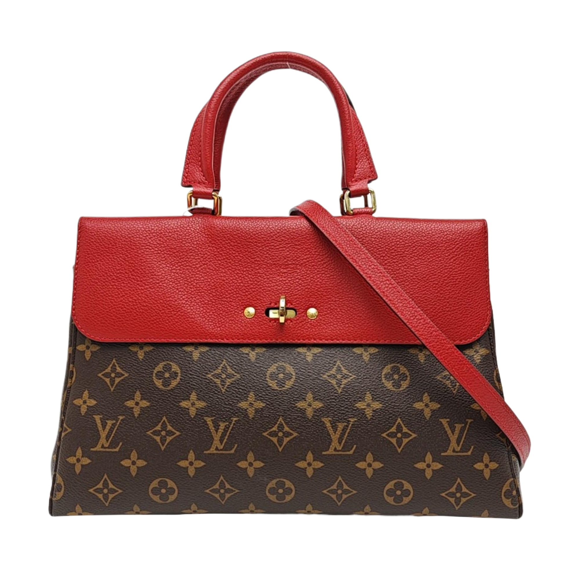 VÉNUS Monogram Coated Canvas Brown