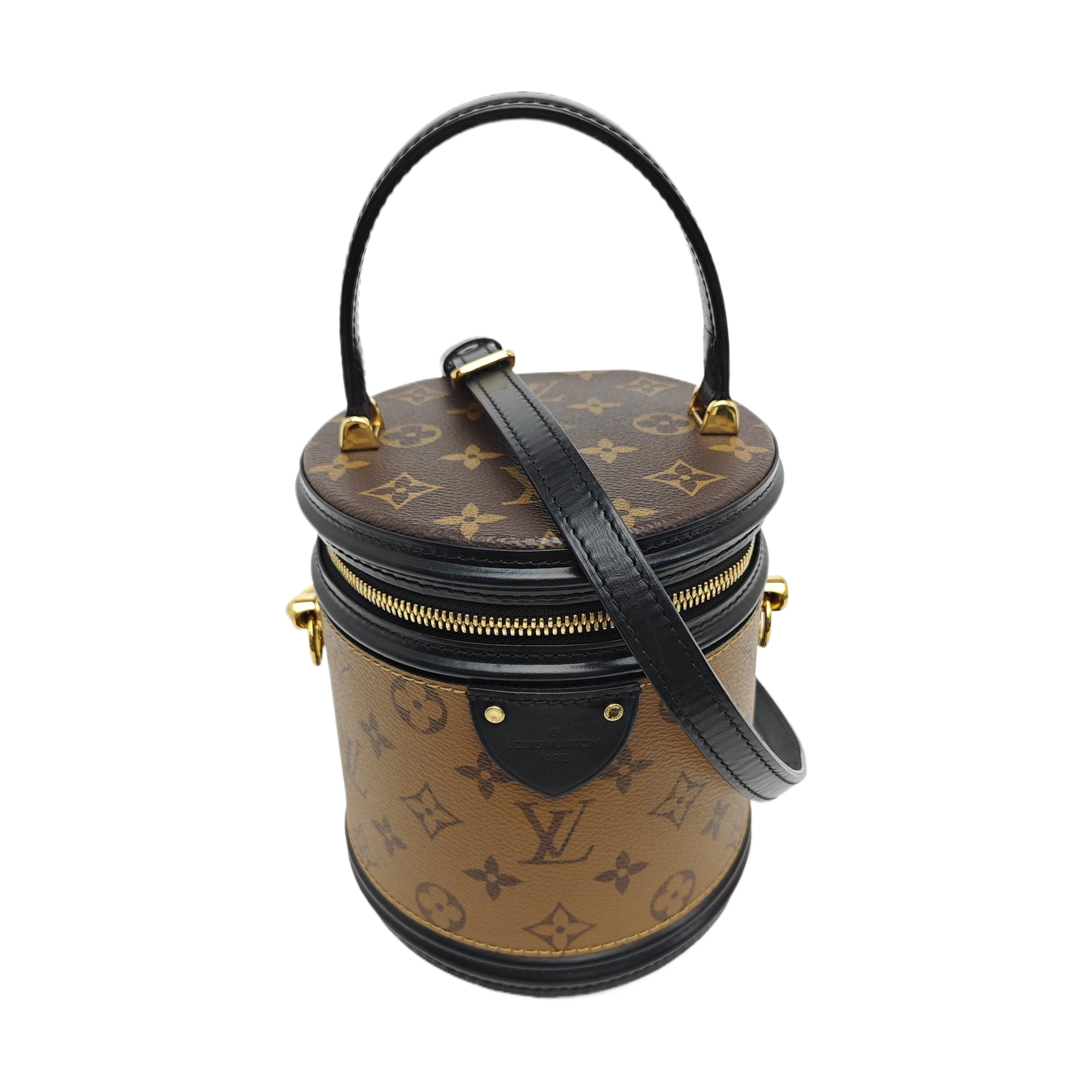 CANNES PM Monogram Coated Canvas Brown