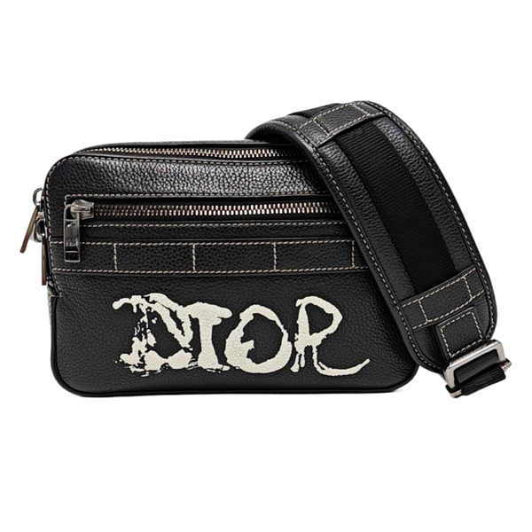 Dior And Daniel Arsham Calfskin Black