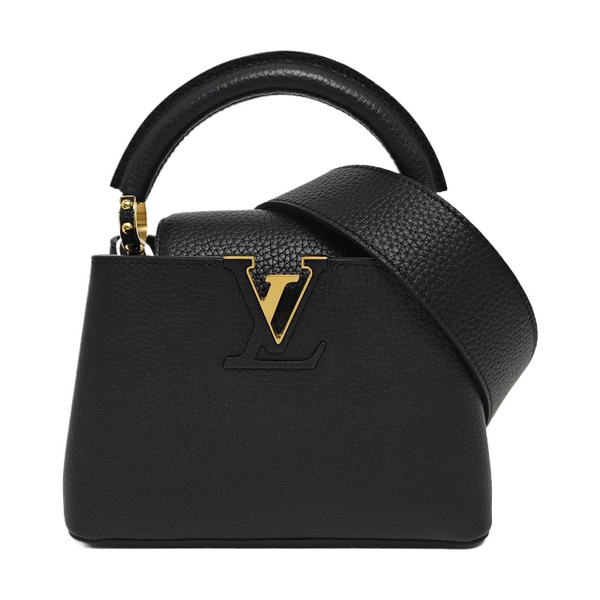 CAPUCINES Mini Calfskin Black