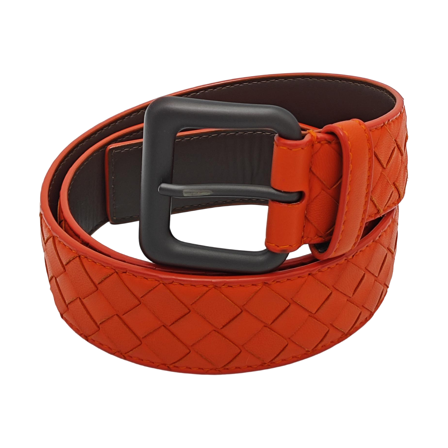 Leather Belt Orange