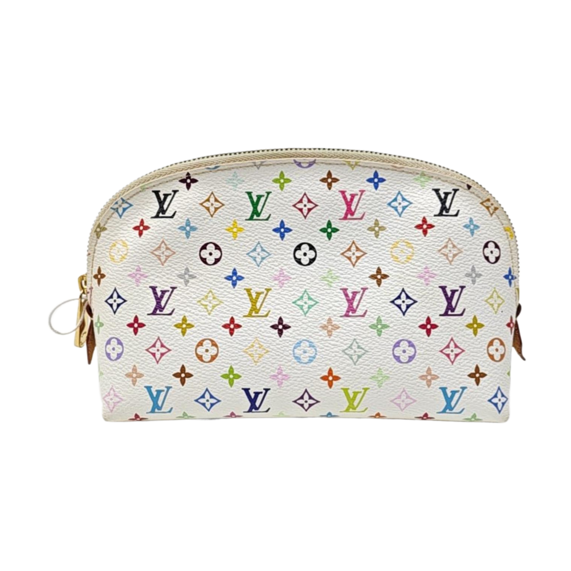 LV × TM COSMETIC PM Monogram Coated Canvas White