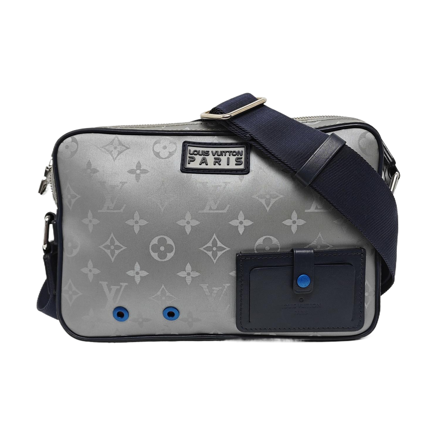 ALPHA Monogram Coated Canvas Silver