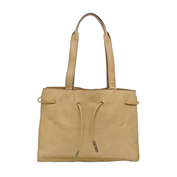 Calfskin Tote Bag Beige