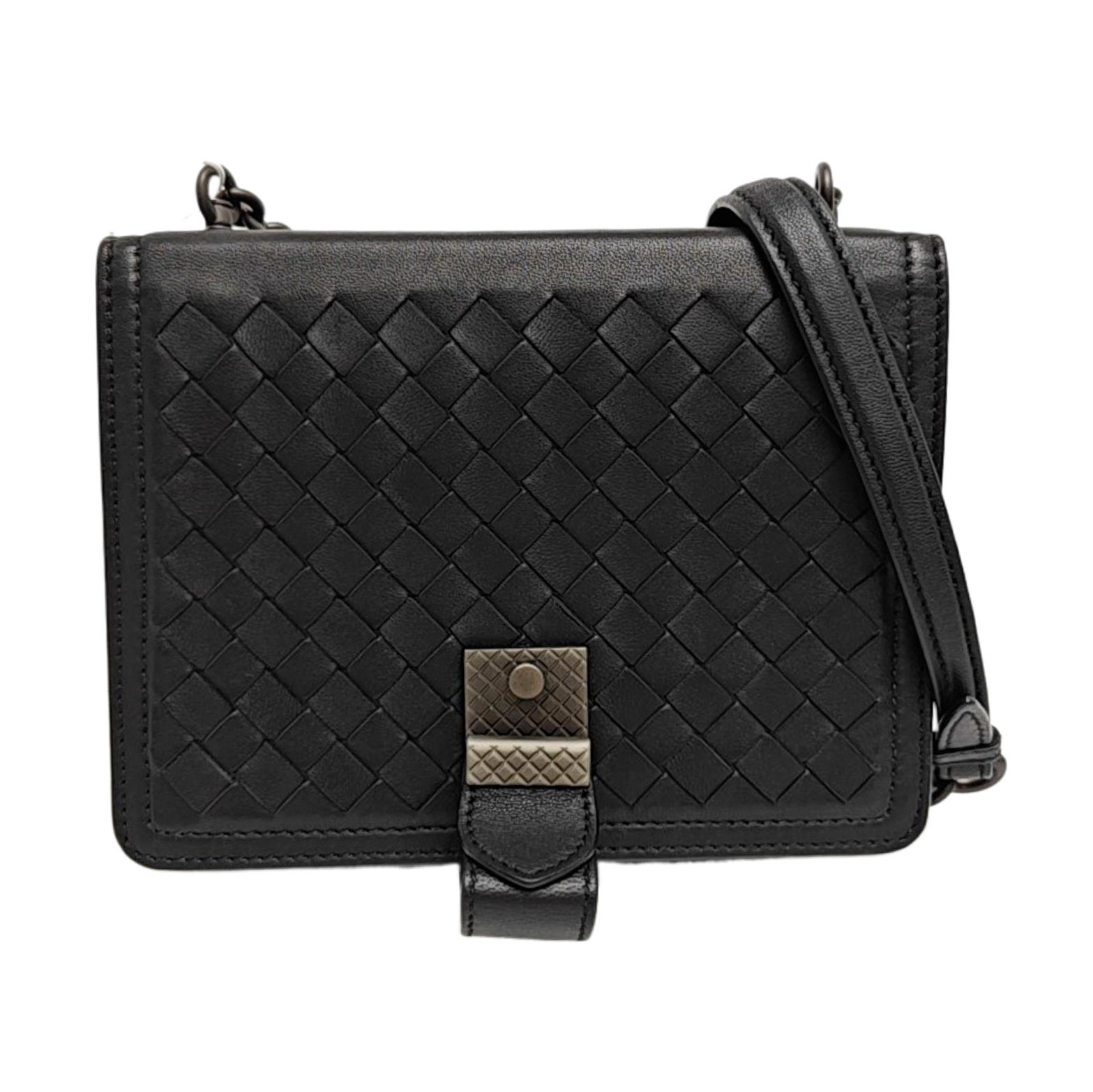 Lambskin Shoulder Bag Black
