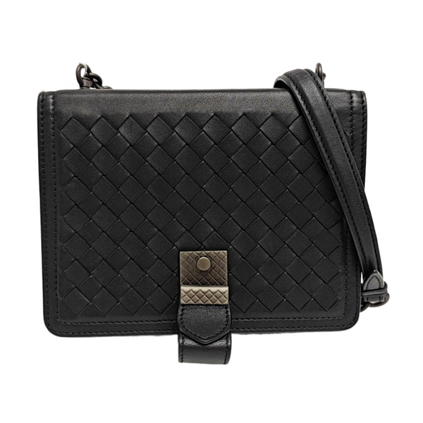 Lambskin Shoulder Bag Black