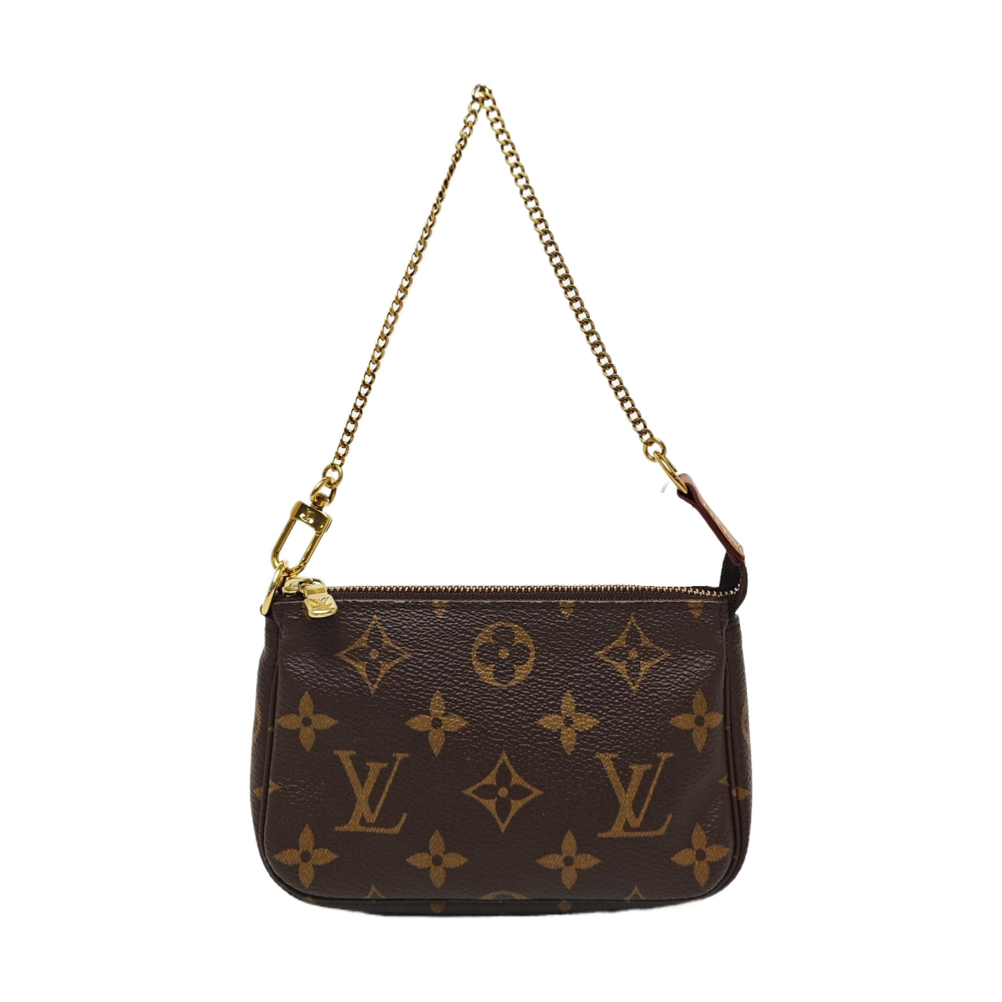 ACCESSOIRES Mini Monogram Coated Canvas Brown