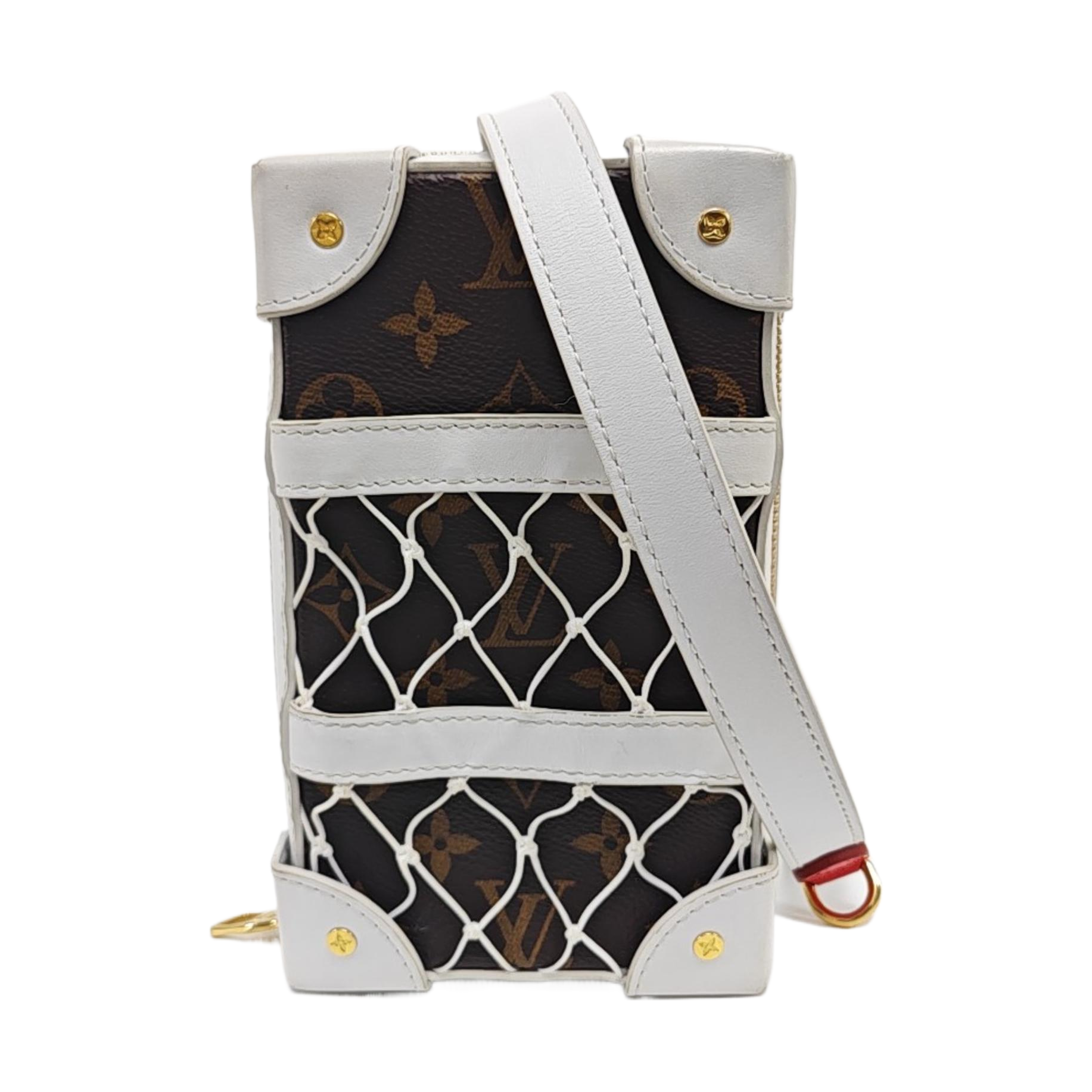 SOFT TRUNK Monogram Coated Canvas Brown