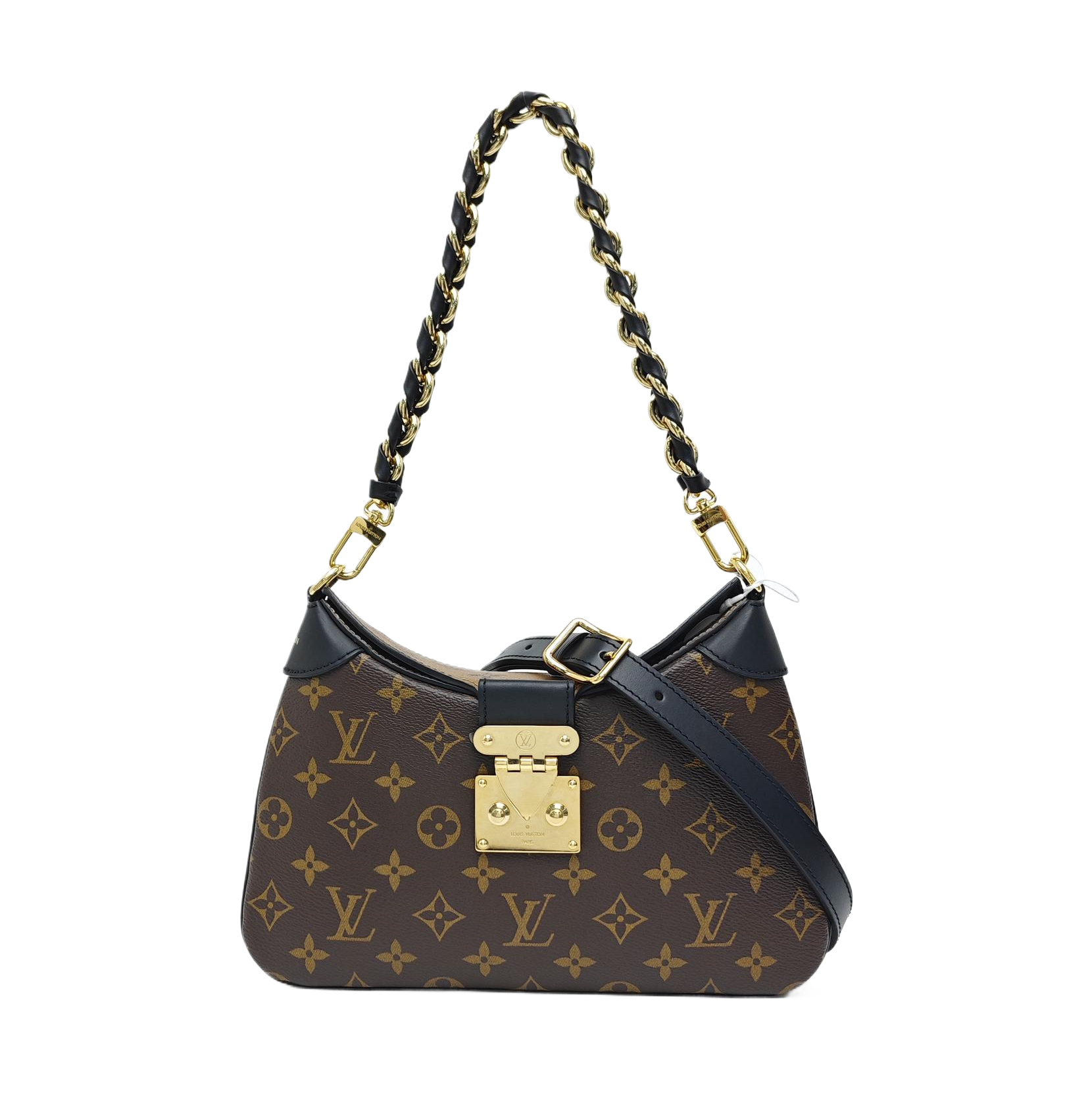 TWINNY Monogram Coated Canvas Brown