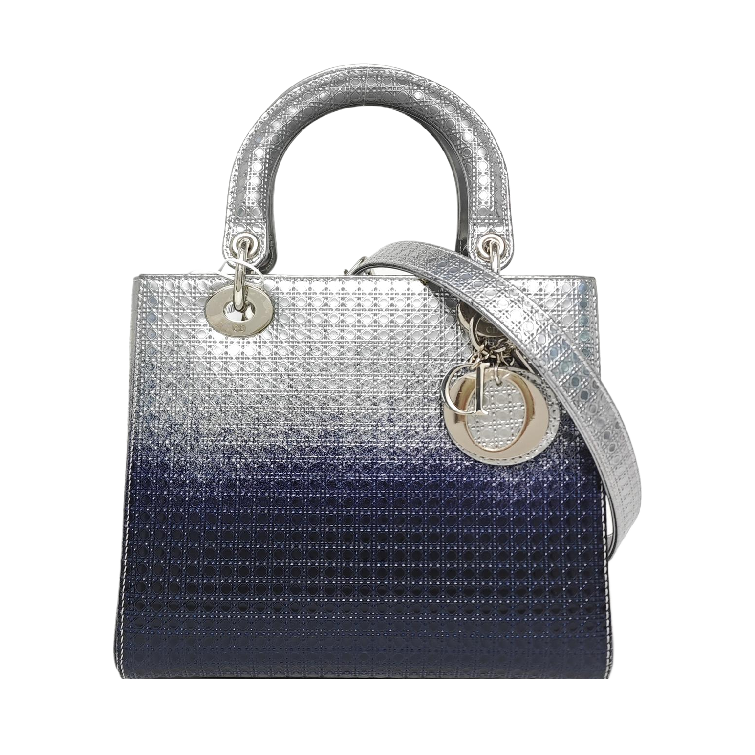 Lady Dior Medium Cannage Calfskin Multicolor