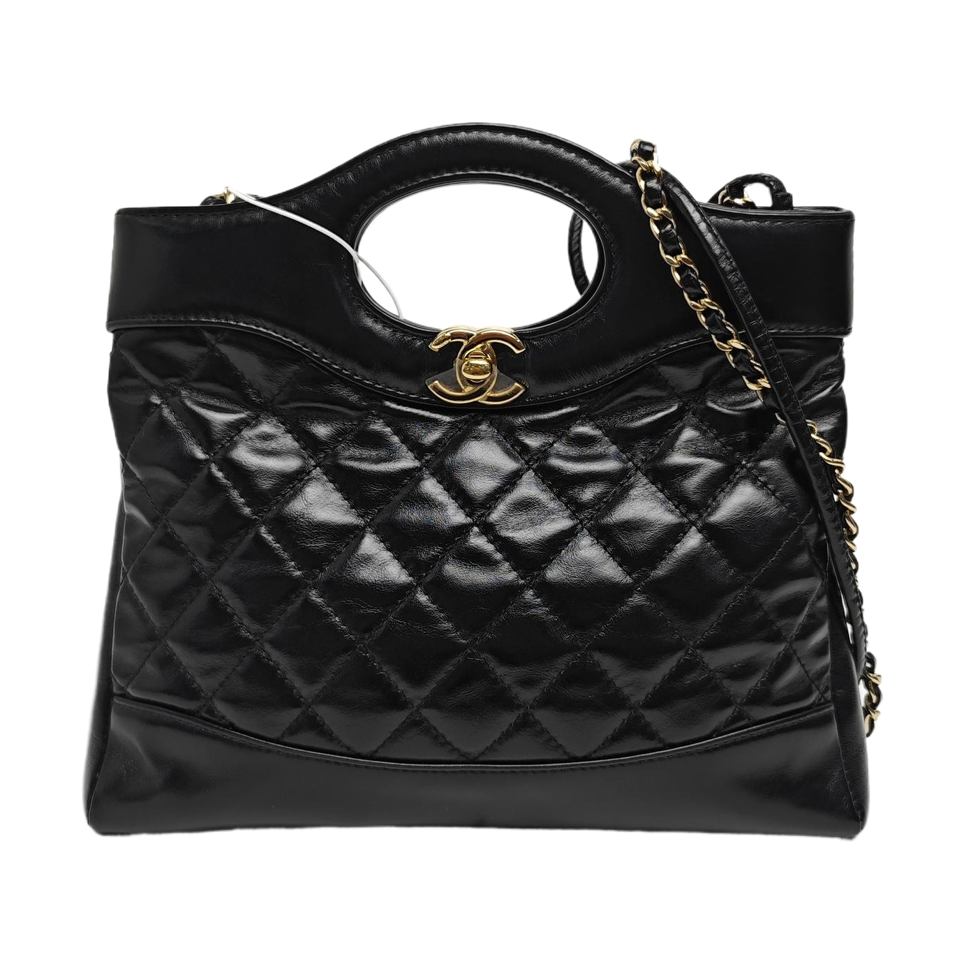 CHANEL 31 Mini Quilted Calfskin Black