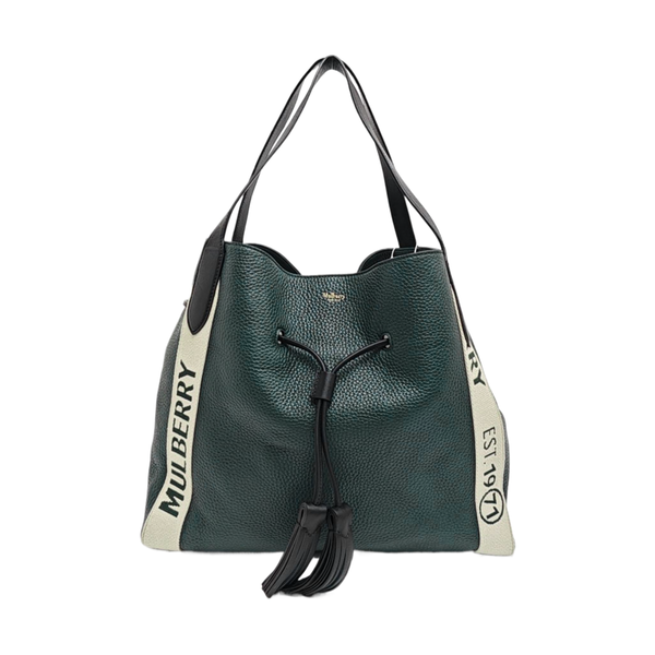 Calfskin Top Handle Bag Green