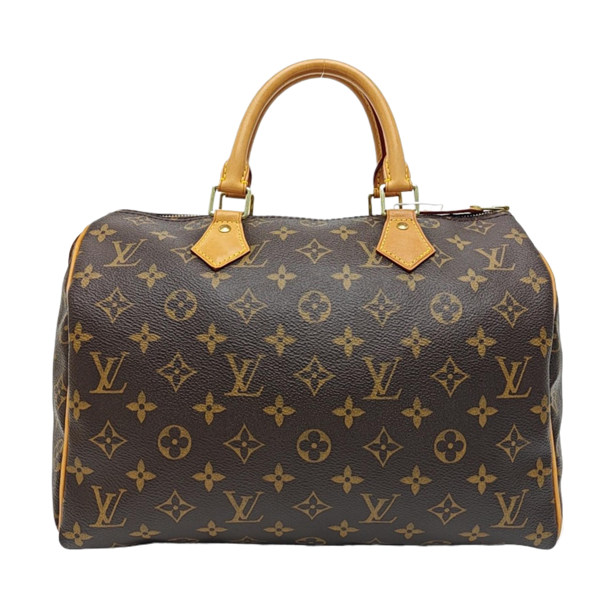 SPEEDY 30 Monogram Coated Canvas Brown