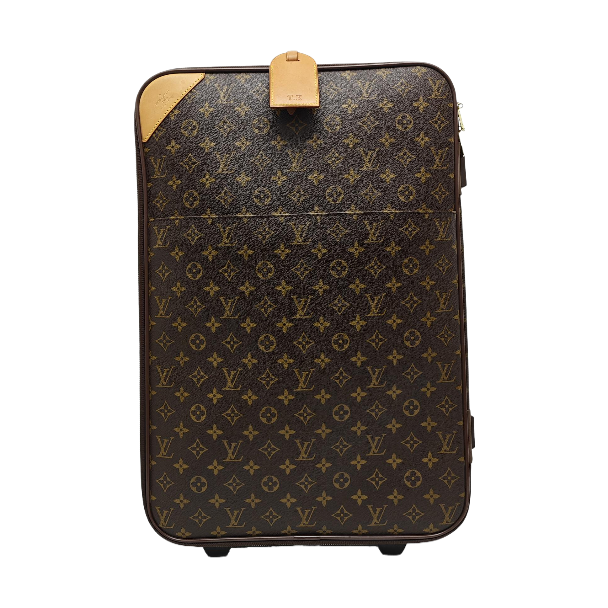 PEGASE Monogram Coated Canvas Brown