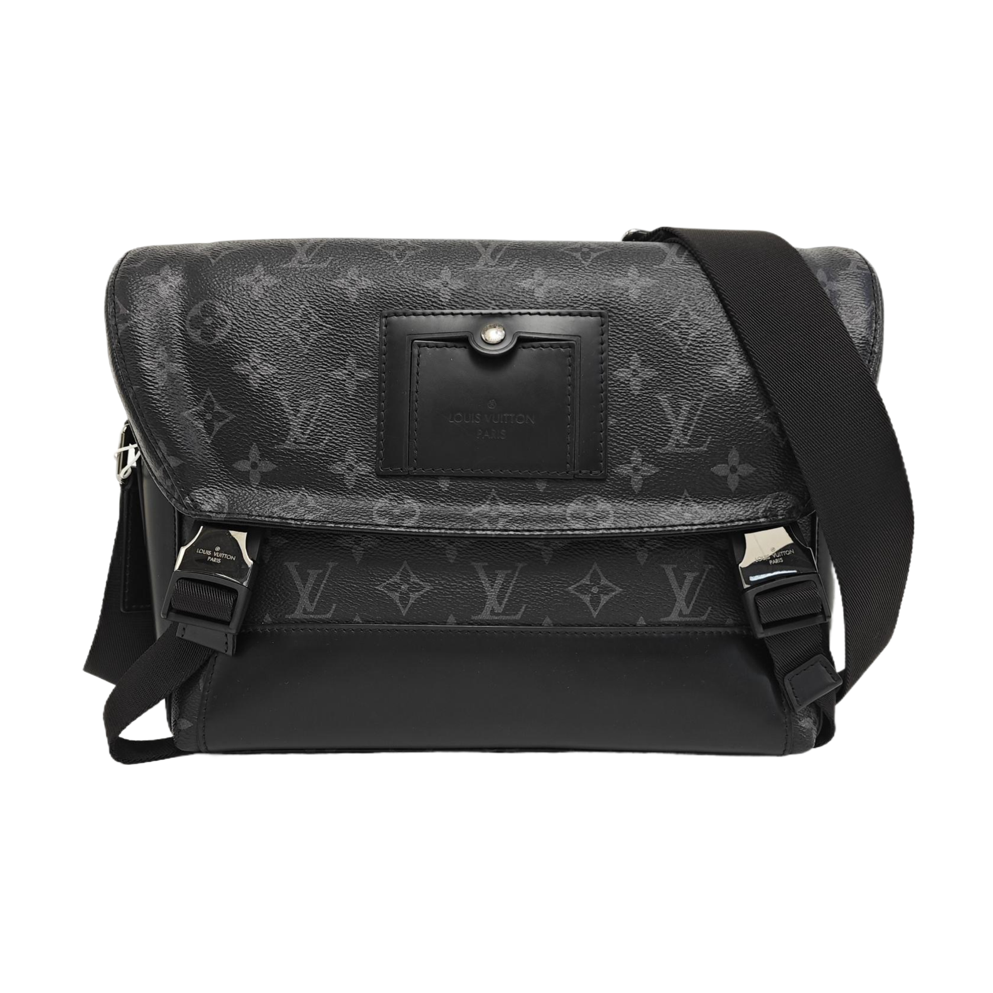 VOYAGER PM Monogram Coated Canvas Black