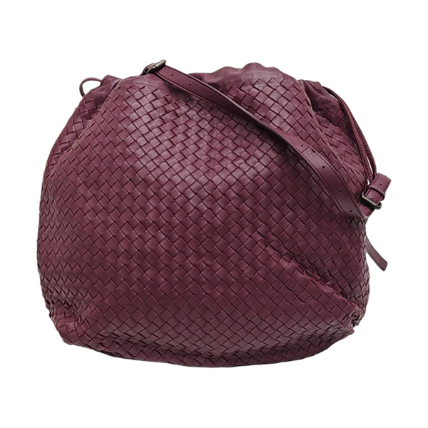 Calfskin Shoulder Bag Purple