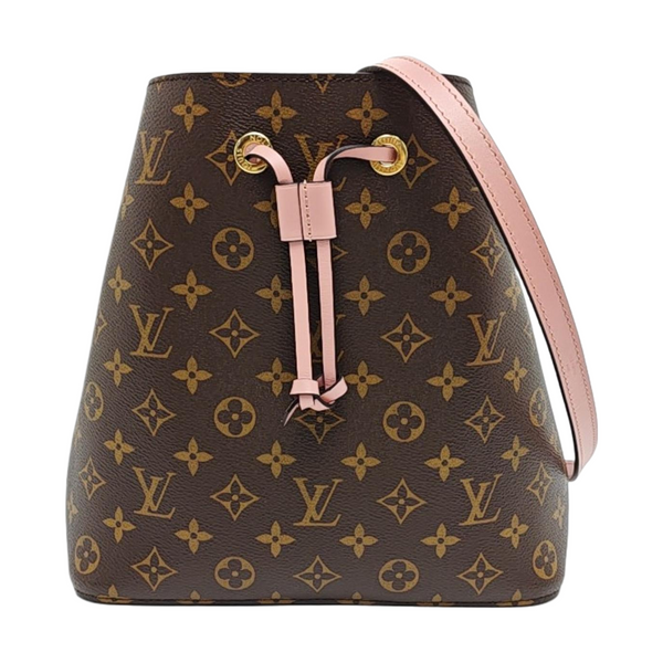 NÉONOÉ MM Monogram Coated Canvas Brown