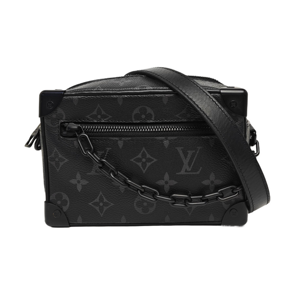 SOFT TRUNK Mini Monogram Coated Canvas Black